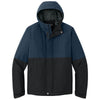 Port Authority Men's Dress Blue Navy/Deep Black Insulated Heavy Ripstop Jacket