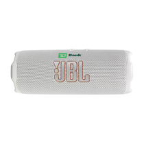 JBL White Flip 7 Portable Speaker