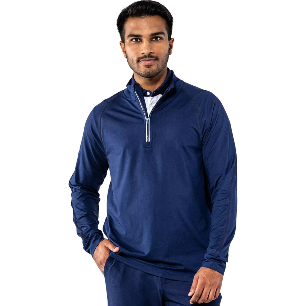 Levelwear Men's Navy Theory Midlayer