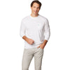 Johnnie-O Men's White Brennan 2.0 Long Sleeve T-Shirt