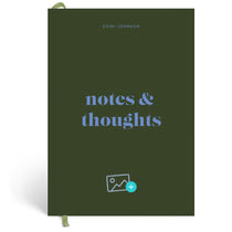 Papier Dark Green Joy Lined Notebook