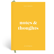 Papier Yellow Joy Plain Notebook