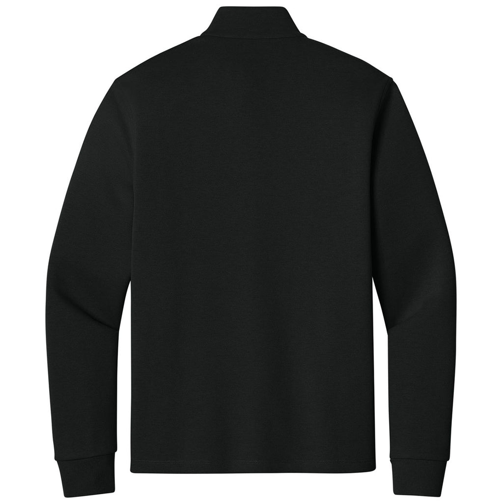 Port Authority Men's Deep Black Wearever Signature Double Pique 1/4-Zip