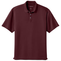 Port Authority Men's Burgundy Wearever Performance Pique Polo