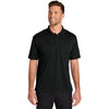 Port Authority Men's Deep Black Wearever Performance Pique Polo