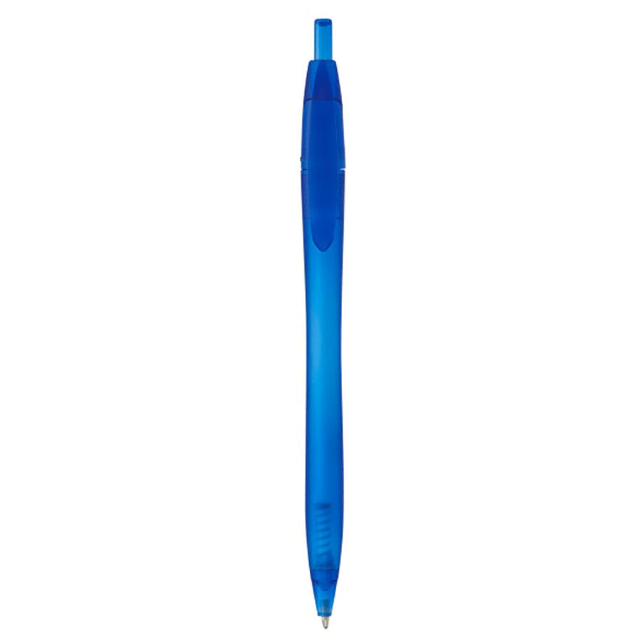 Bullet Translucent Blue Cougar Retractable Ballpoint Pen