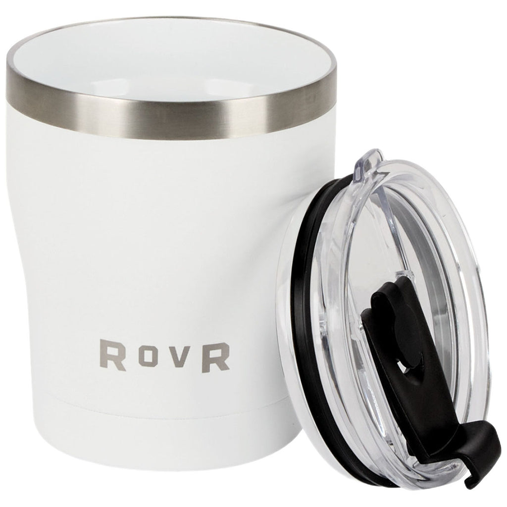 RovR White 12 oz. Vacuum Insulated Lowball Tumbler