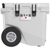 RovR White RollR 45qt Wheeled Hard Cooler