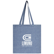 Logomark Navy Vitality 4.5 oz Recycled Cotton Tote Bag