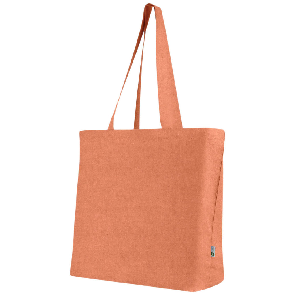 Logomark Orange Vitality 4.5 oz Recycled Cotton Tote Bag