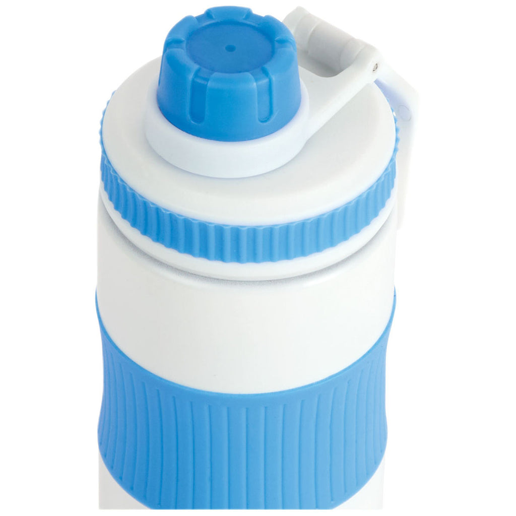 Logomark Light Blue Prescott 26 oz. Single Wall Recycled Stainless Steel Bottle