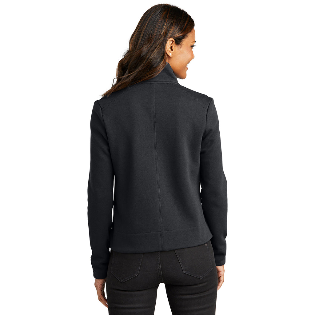 Port Authority Women's Charcoal Network Fleece Jacket