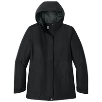 Port Authority Women's Deep Black Insulated Heavy Ripstop Jacket