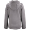 Cutter & Buck Women's Elemental Grey Roam Epic Comfort Recycled Full Zip Hooded Jacket