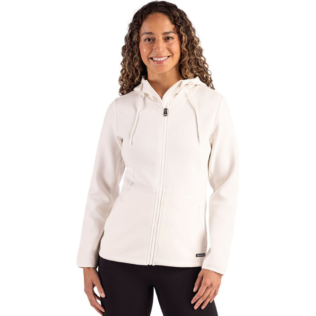 Cutter & Buck Women's Shell Roam Epic Comfort Recycled Full Zip Hooded Jacket