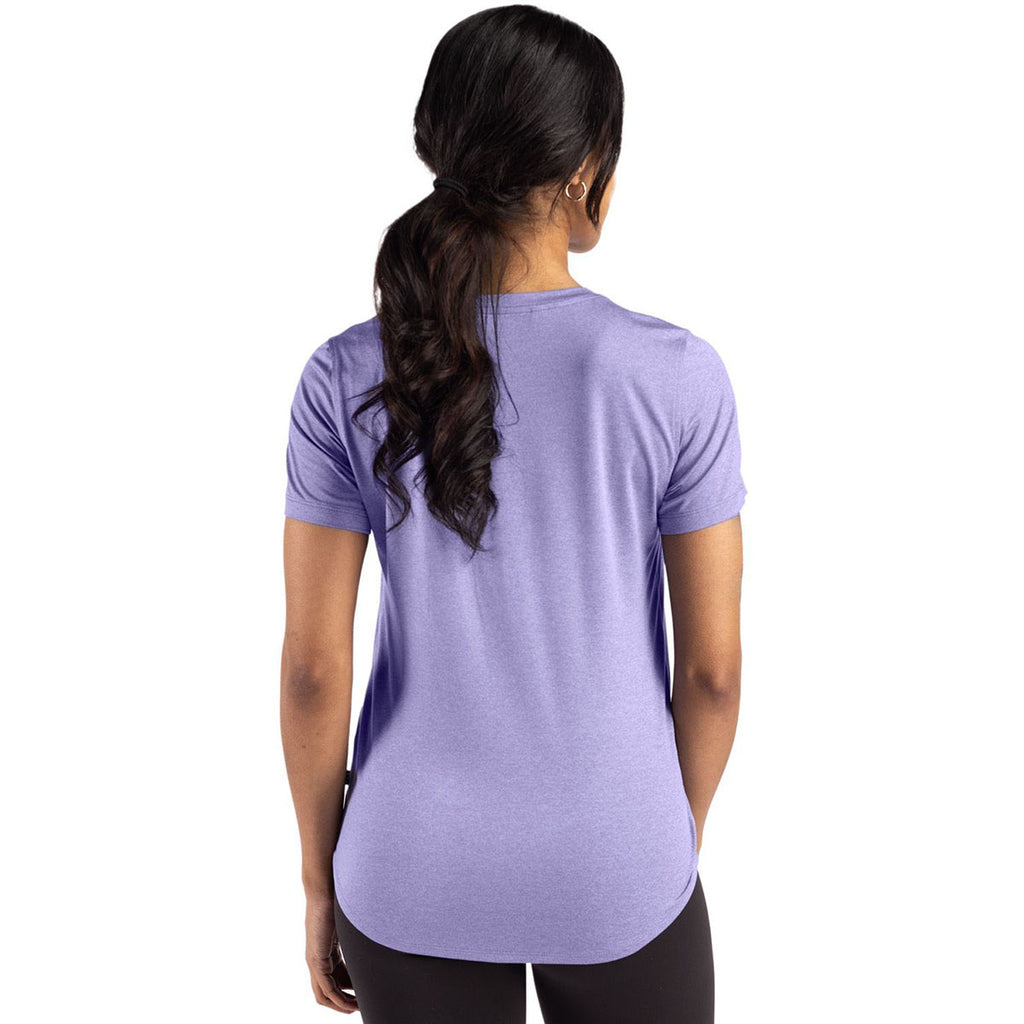 Cutter & Buck Women's Hyacinth Coastline Epic Comfort Recycled Short Sleeve Tee