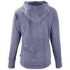 Cutter & Buck Women's Navy Blue Heather Adapt Knit Recycled Heathered Hooded Pullover