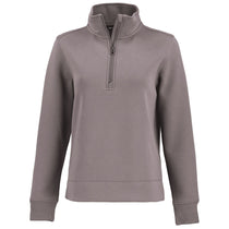 Cutter & Buck Women's Elemental Grey Roam Epic Versatility Quarter Zip Pullover