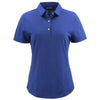 Cutter & Buck Women's Tour Blue Advantage Refresh Epic Confidence Recycled Tri-Blend Pique Polo