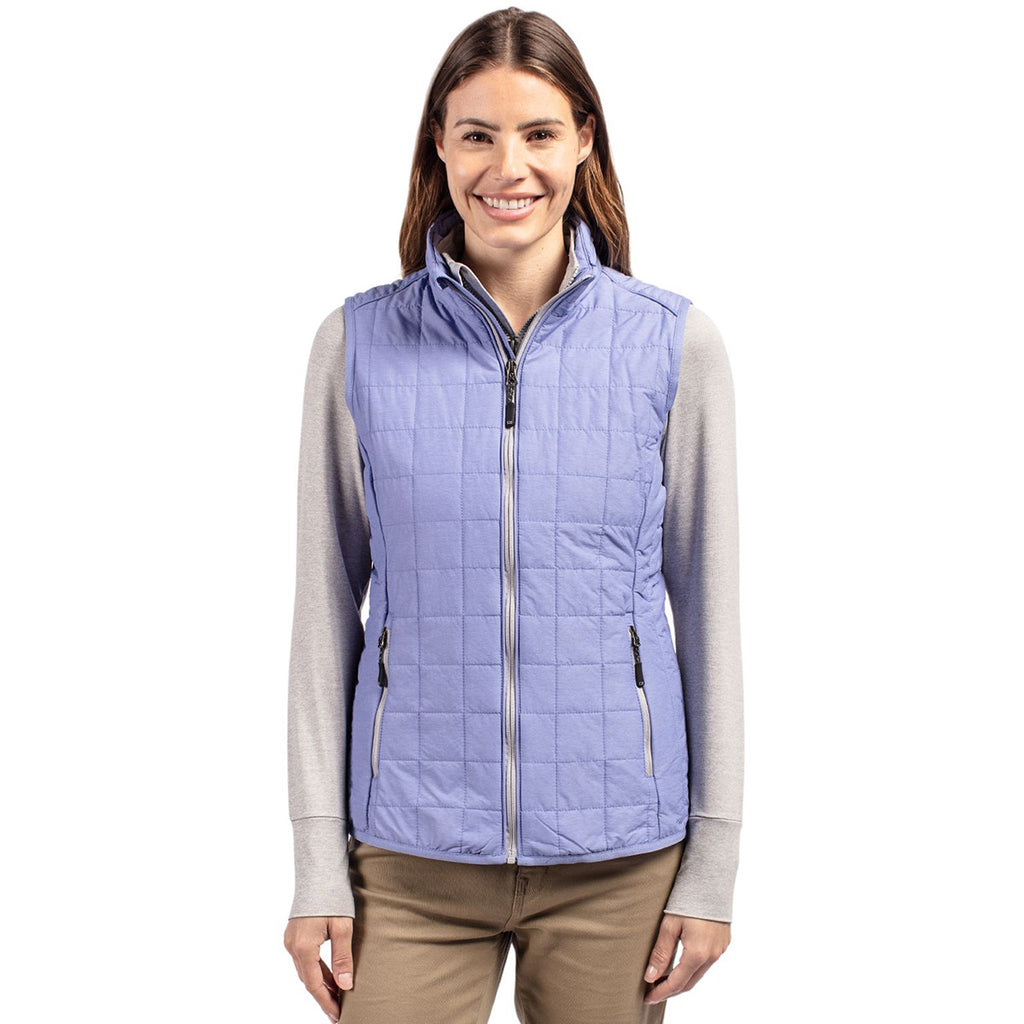 Cutter & Buck Women's Hyacinth Melange Melange Rainier Vest