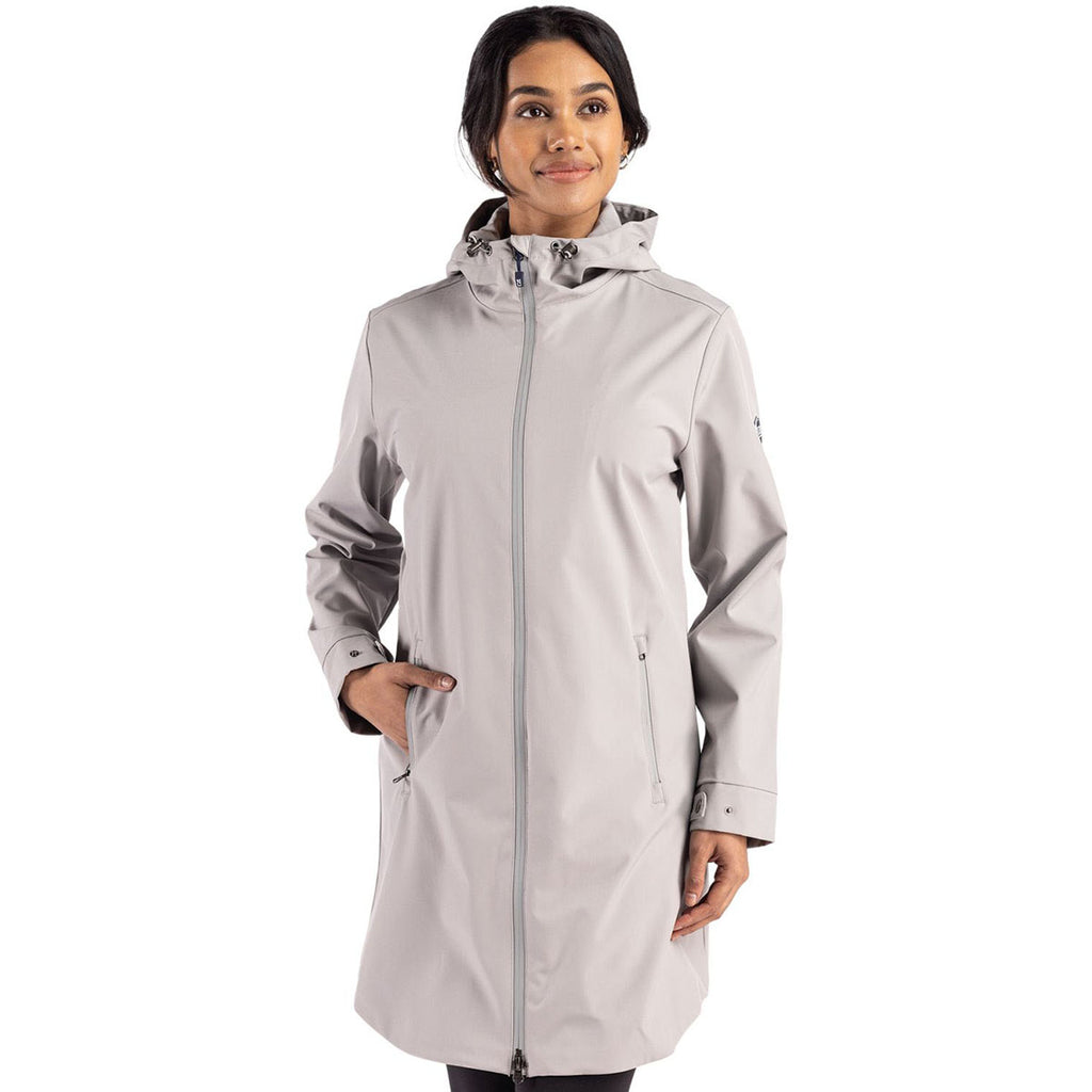 Cutter & Buck Women's Polished Camano Everyday Stretch Recycled Water Resistant Jacket