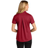 Port Authority Women's Rich Red Wearever Performance Pique Polo