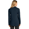Port Authority Women's River Blue Navy Luxe Knit Button Tunic