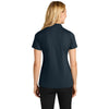 Port Authority Women's Night Navy Dry Zone Stain-Release Grid Polo