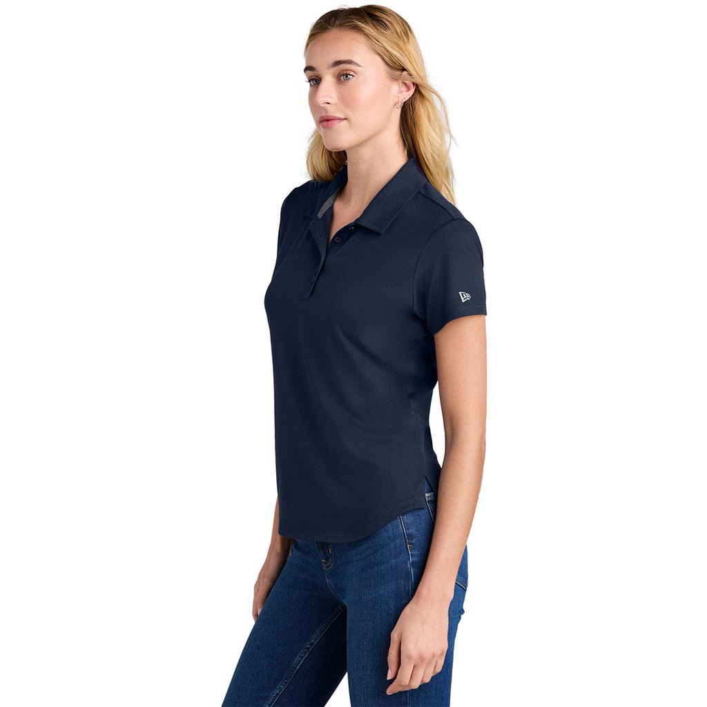 New Era Women's True Navy Power Polo