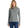 New Era Women's Shadow Grey Heather Power 1/2-Zip