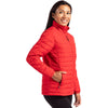 Clique Women's Red Elevation Eco Full Zip Puffer Jacket