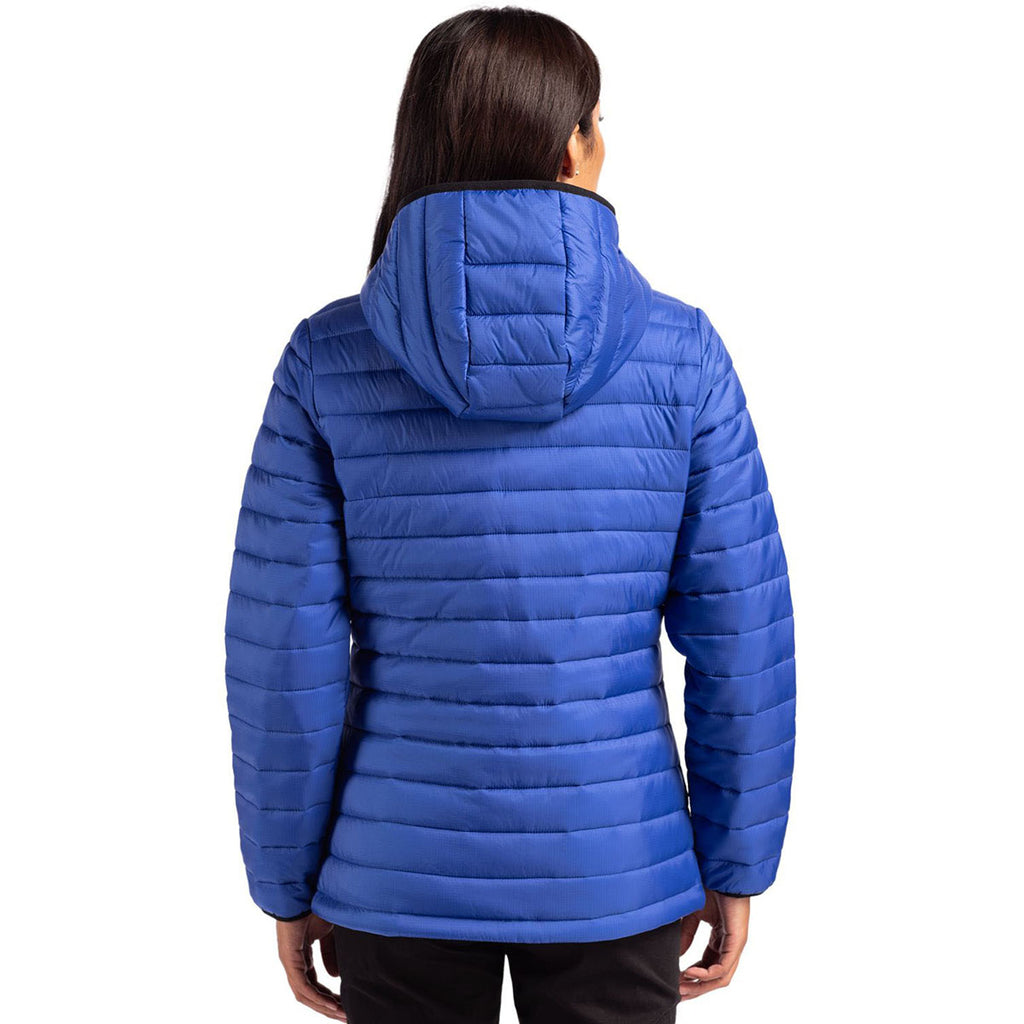 Clique Women's Royal Blue Valhalla Full Zip Puffer Jacket