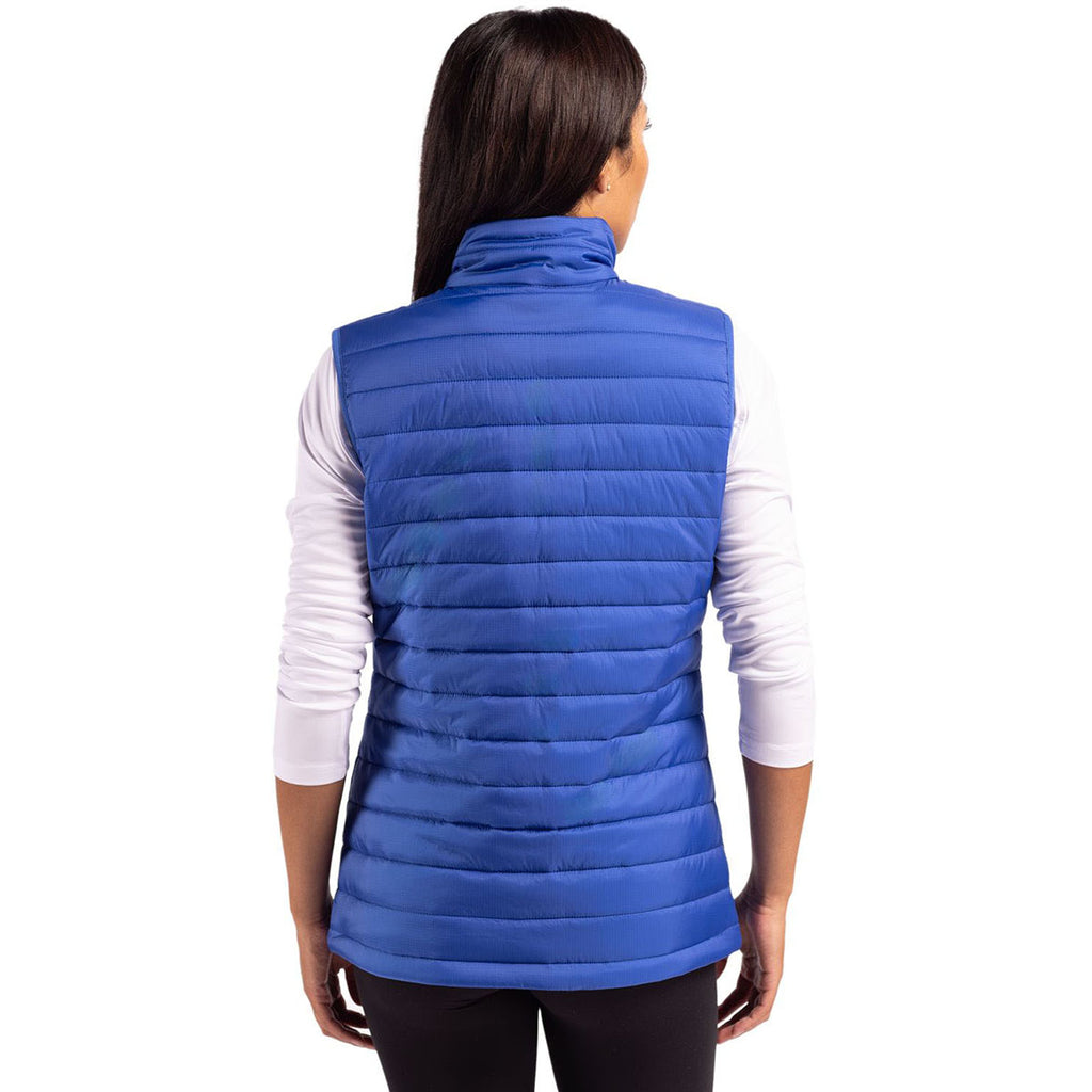 Clique Women's Royal Blue Valhalla Full Zip Puffer Vest