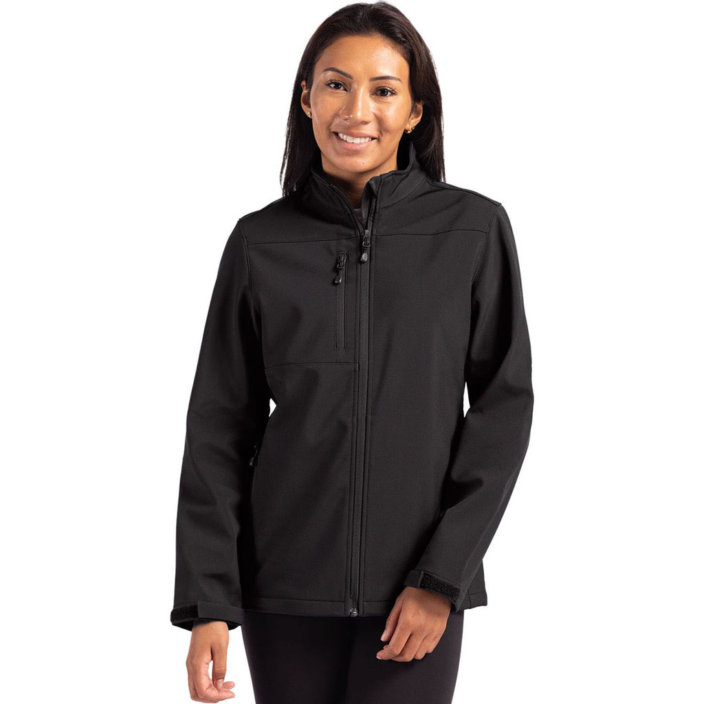 Clique Women's Black Tempest Waterproof Full Zip Softshell Jacket