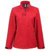 Clique Women's Red Tempest Waterproof Full Zip Softshell Jacket
