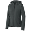 Sport-Tek Women's Iron Grey Phenom Full-Zip Hoodie