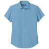 Port Authority Women's Carolina Blue Short Sleeve UV Dockside Shirt