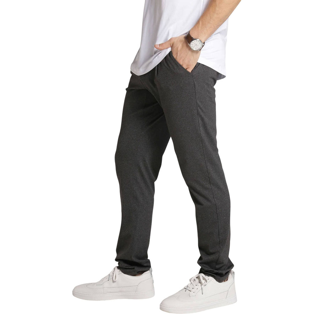 TRUE Men's Heather Charcoal Lux Chino