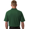 Harriton Men's Dark Green Maverick CVC Pique Polo