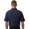 Harriton Men's Dark Navy Maverick CVC Pique Polo