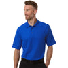 Harriton Men's True Royal Maverick CVC Pique Polo