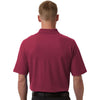 Harriton Men's Wine Maverick CVC Pique Polo