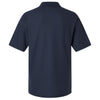 Harriton Men's Dark Navy Tall Maverick CVC Pique Polo