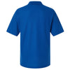Harriton Men's True Royal Tall Maverick CVC Pique Polo
