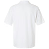 Harriton Men's White Tall Maverick CVC Pique Polo
