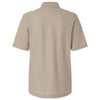Harriton Women's Khaki Maverick CVC Pique Polo