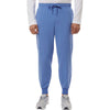 Jaanuu Men's Ceil Blue Osmo 8-Pocket Scrub Jogger