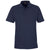 Harriton Men's Dark Navy Valiant Cotton Snag Protect Polo