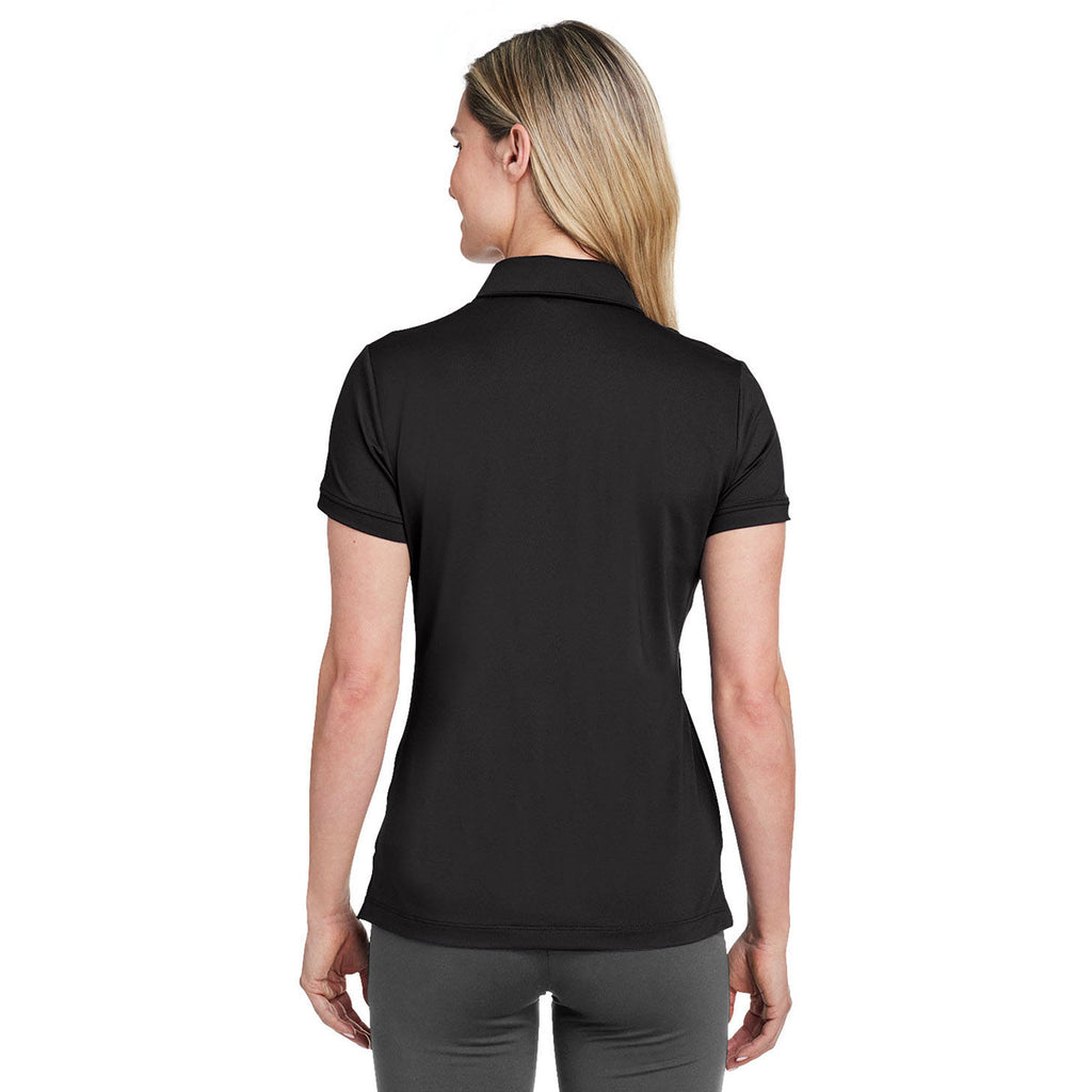 Fairway & Greene Women's Black Claire Tech Polo