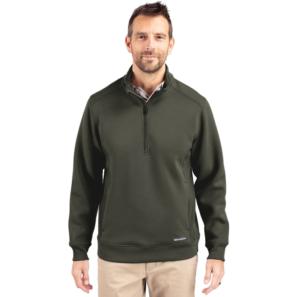 Cutter & Buck Men's Poplar Roam Eco Recycled Quarter Zip Pullover